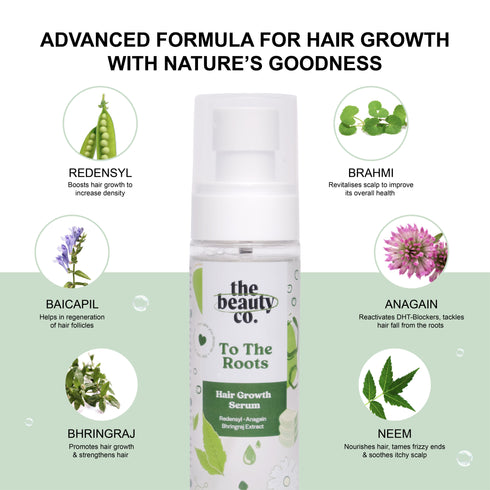 the beauty co India To The Roots Hair Growth Serum With Redensyl and Anagain